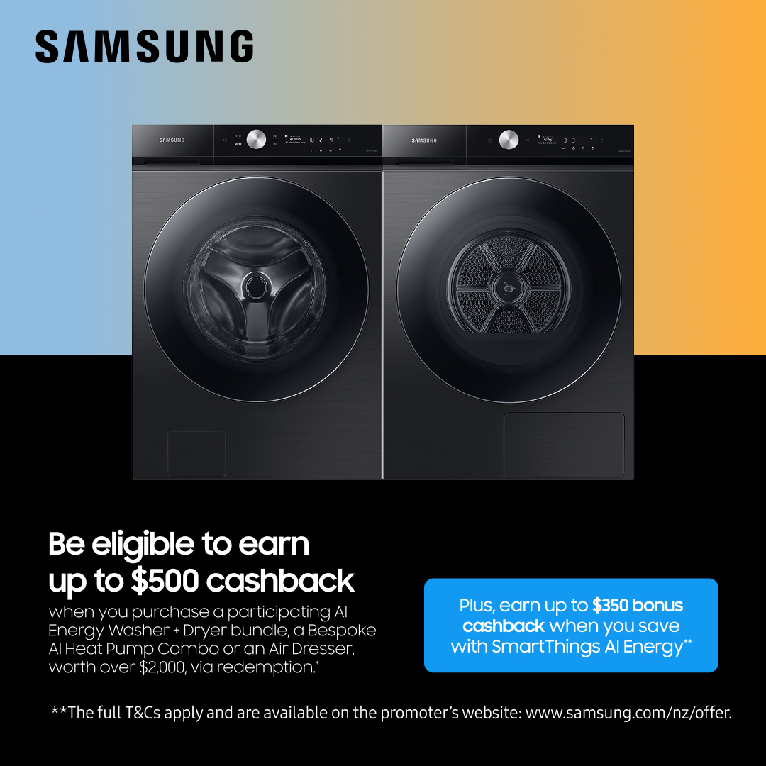 Samsung Home Appliances Cashback Promotion | Samsung NZ